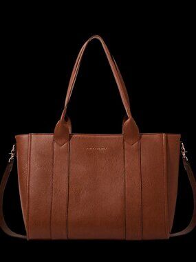 Poppy & Peonies Chestnut Work Tote NWT Laptop Bag